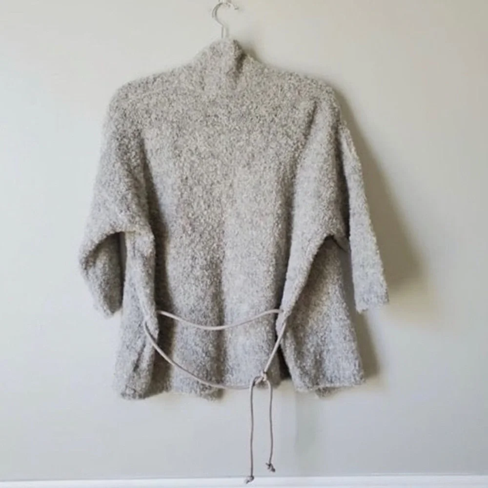 360 SWEATER | Gray Alpaca Camilla Cardigan | XS - Picture 3 of 6